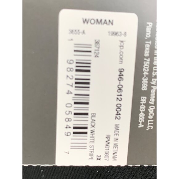 NWT Worthington Womens Plus Size 3X Pinstripe Metalic Blazer Jacket RN10220 - Picture 5 of 10